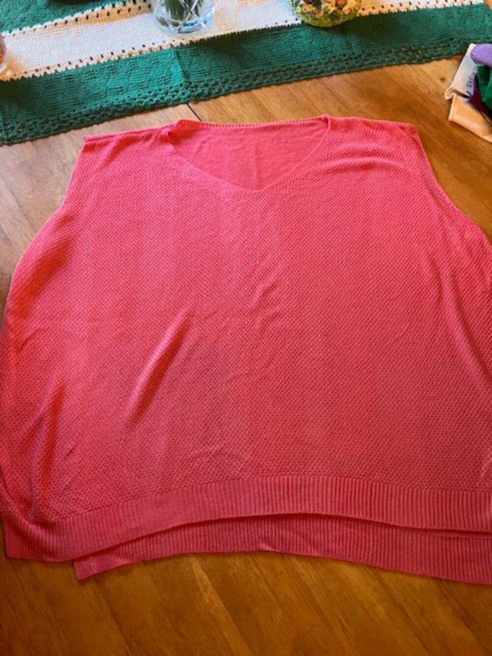 NEW Coral Colored Lightweight Tank Top